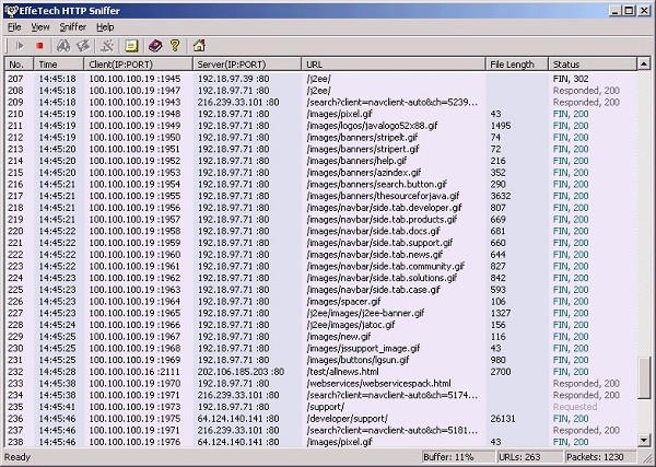 EffeTech HTTP Sniffer图片1