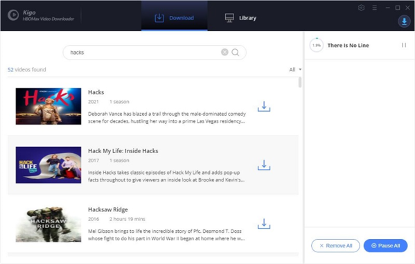 Kigo HBOMax Video Downloader图片7