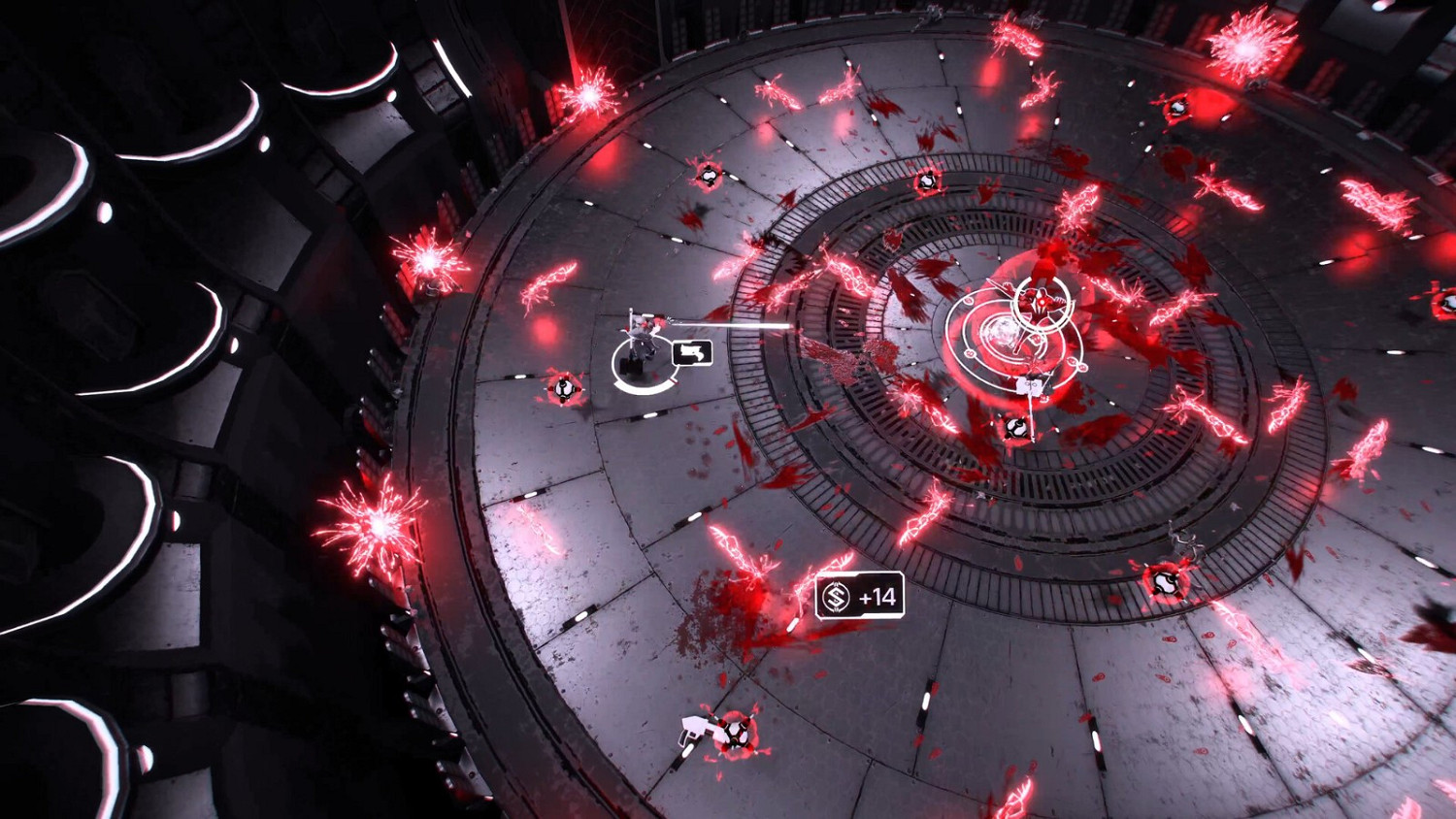 Rogue lite双游戏杆射击游戏《血海雷霆》在宇宙飞船中利用工具 杀出一条血路