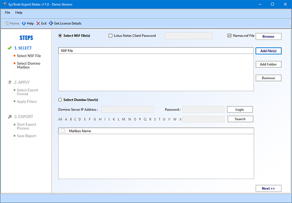 SysTools Export Notes图片