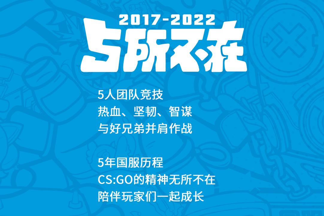 《CSGO》参展2022线上ChinaJoy，周年纪念邮折限量发布