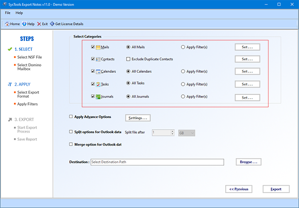 SysTools Export Notes图片