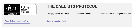 《木卫四协议》生存恐怖游戏，被澳洲评级18+ ：原因是“高度的血腥暴力”
