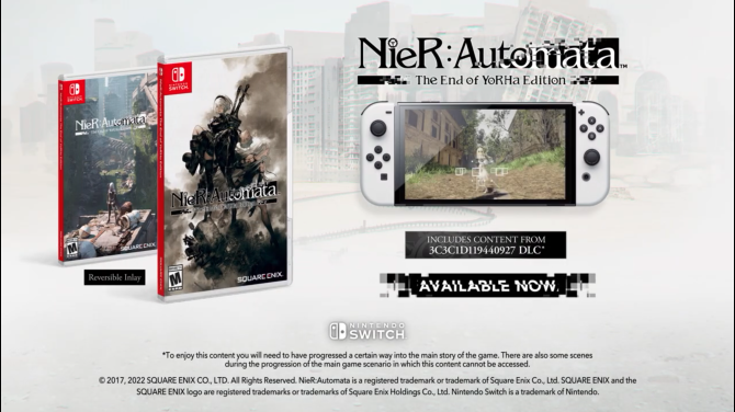 NS版《尼尔 机械纪元》公布发售预告 游戏好评热销中