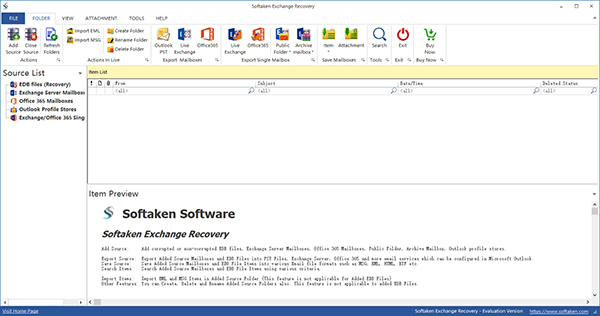 Softaken Exchange Recovery图片