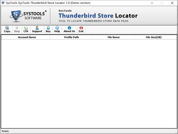 SysTools Thunderbird Store Locator图片