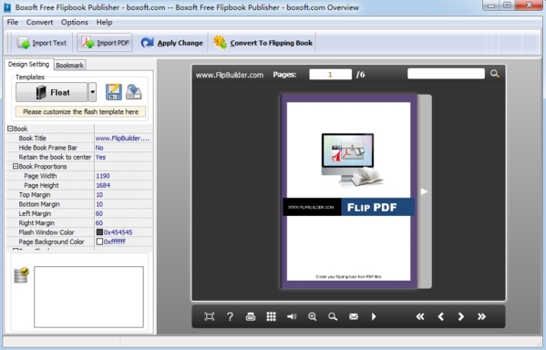 Boxoft Free Flipbook Publisher图片1