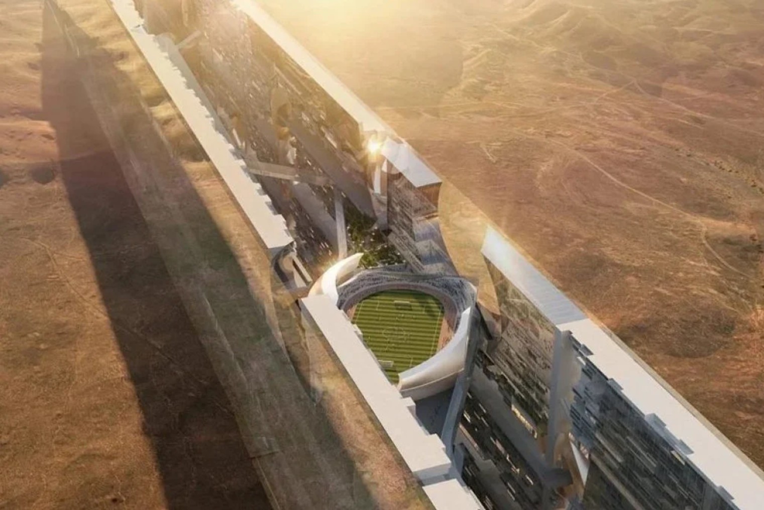 科幻！沙特要建一座长170公里的镜面垂直城市