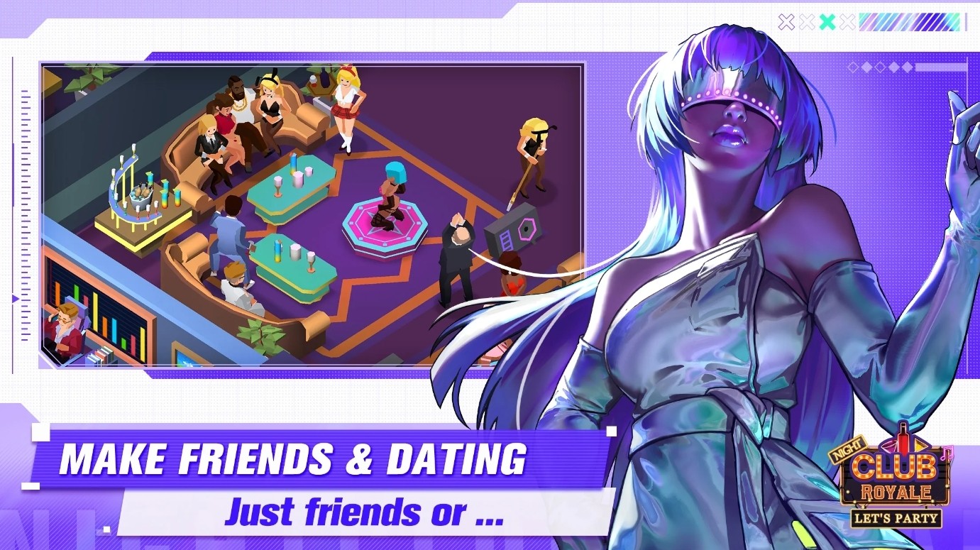 模拟经营新作《Nightclub Royale：Let's Party！》Android开放预先注册 快来打造属于你的商业帝国！
