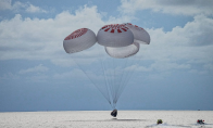 全程无专业宇航员 SpaceX全平民太空旅行团返回地球